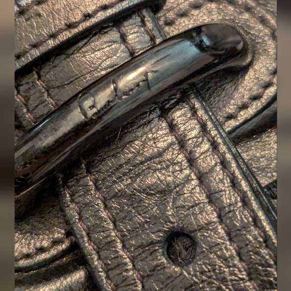 Burberry Beaton Bag Quilted Leather Metalic Pewter Shoulder Bag keeks COA Guc - Picture 6 of 16